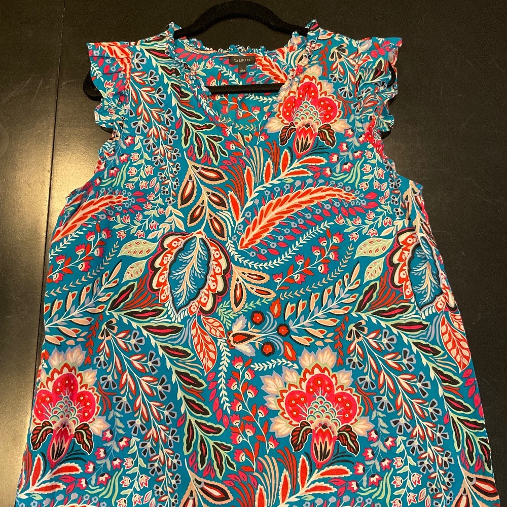 Talbots Cotton Voile Tank